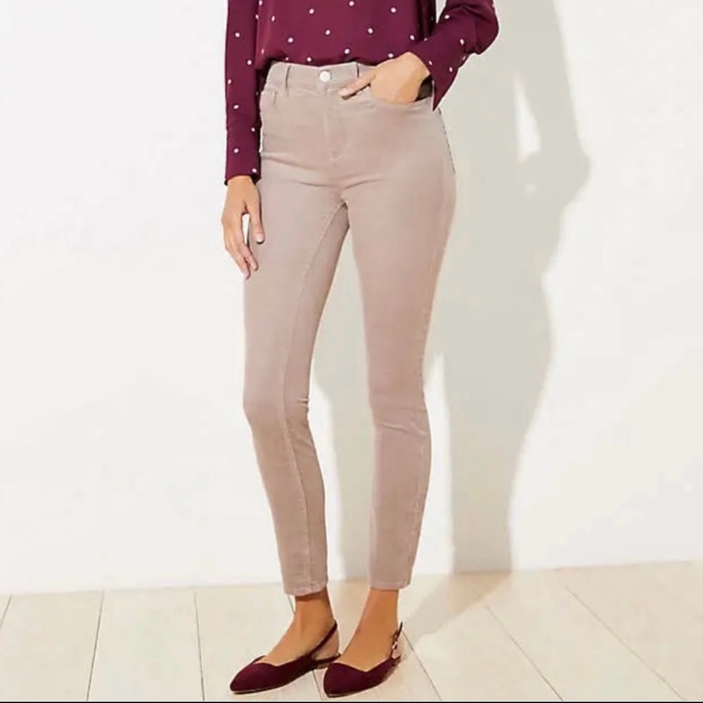 Loft Skinny Corduroy Pants